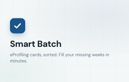 Smart Batch - eProfiling Card Filler Chrome Extension